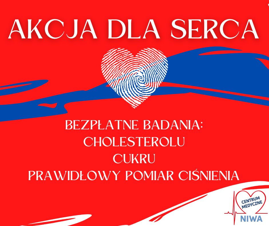 akcja dla serca - Głogów Małopolski bezpłatne badania: cholesterolu, cukru oraz prawidłowy pomiar ciśnienia
