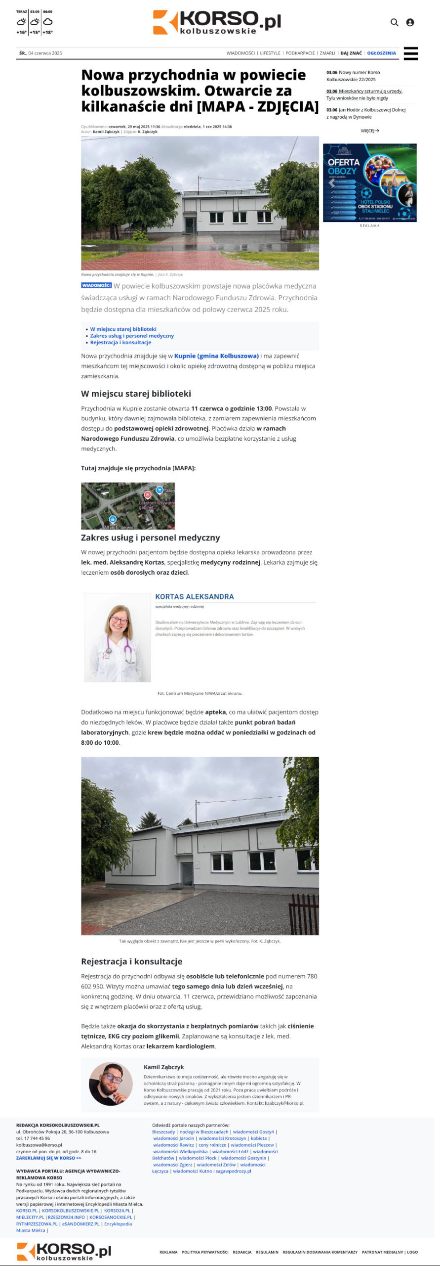 CM Niwa Głogów Młp. Nowa przychodnia w powiecie kolbuszowskim korsokolbuszowskie scaled