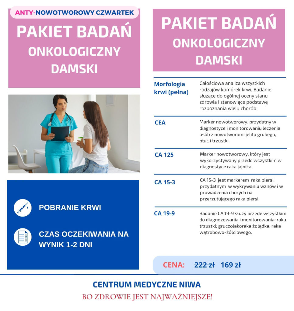 Antynowotworowy Czwartek w CM NIWA!