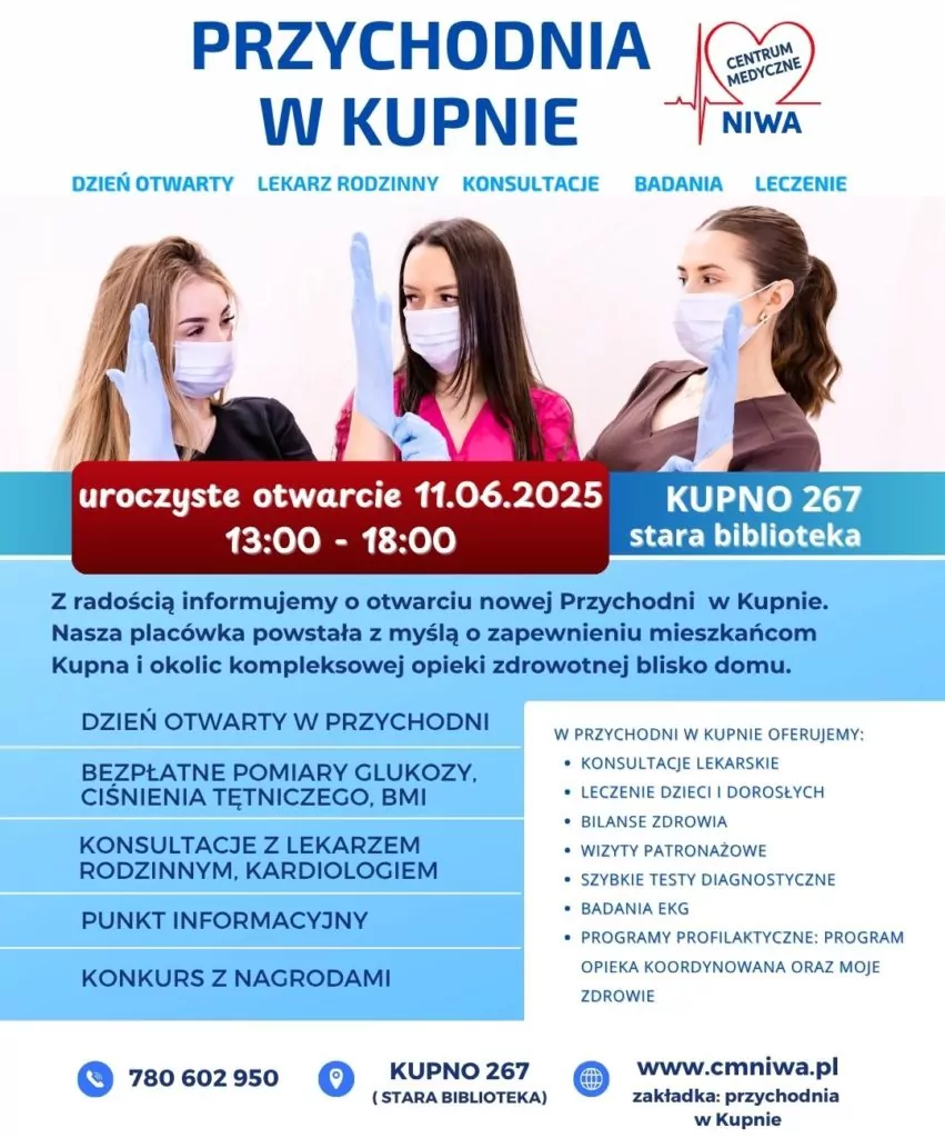 NOWA PRZYCHODNIA W KUPNIE - otwarcie