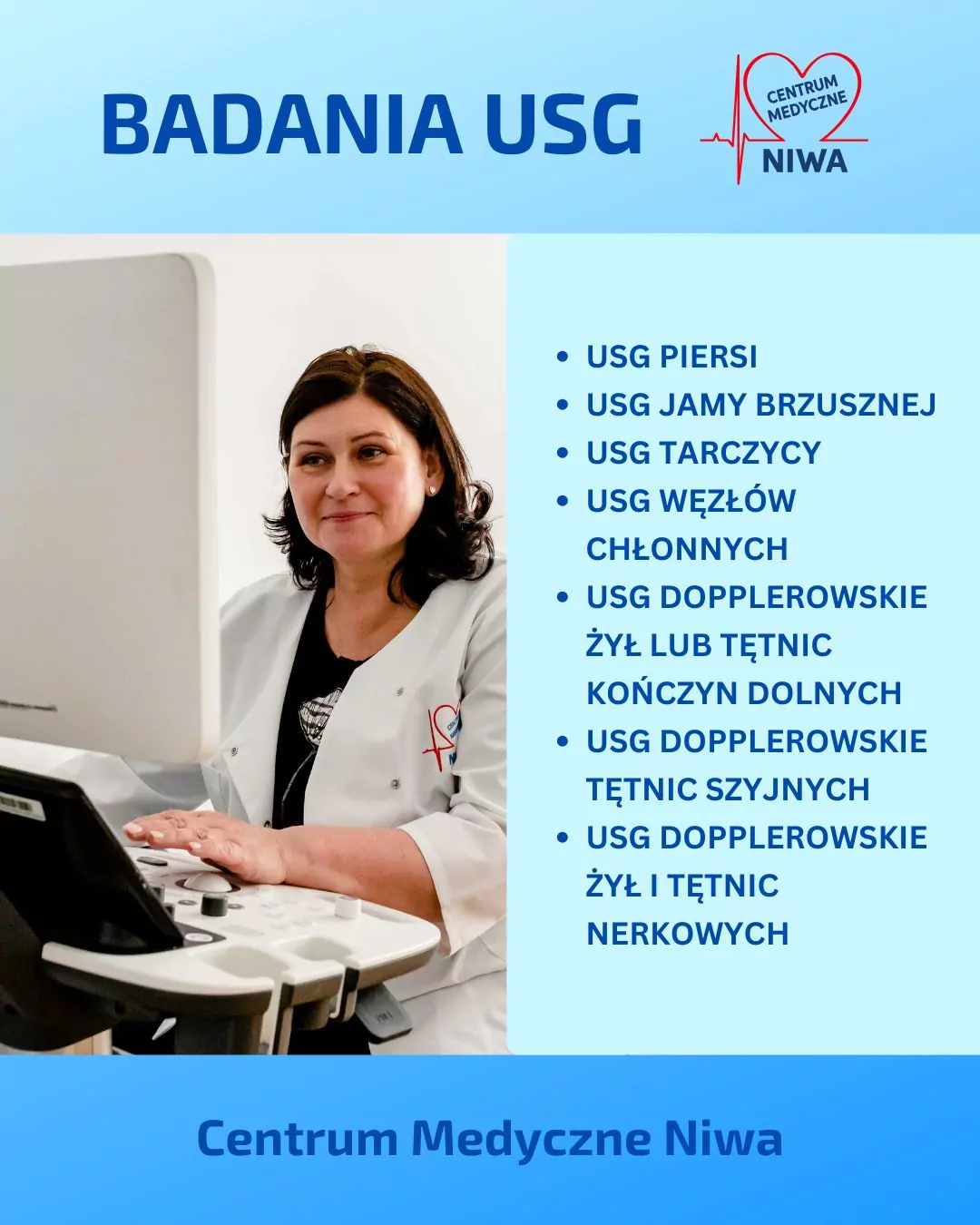 CM Niwa Głogów Młp. Centrum Medyczne NIWA 17 usg głogów małopolski cm niwa