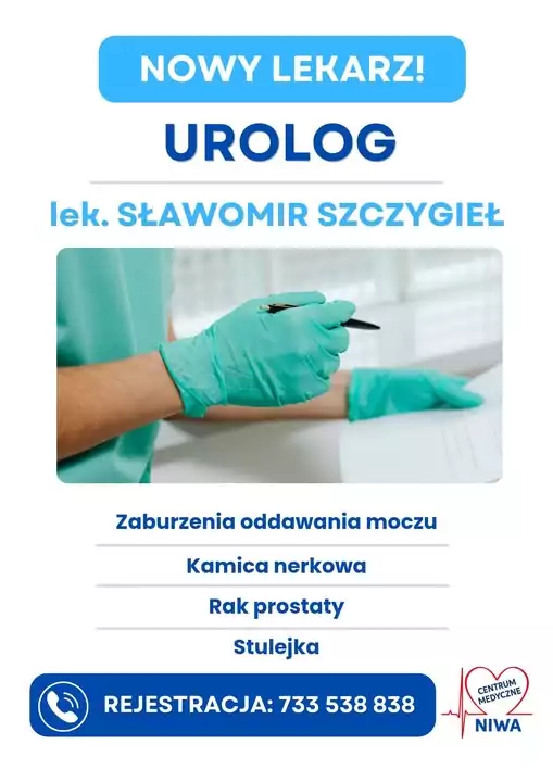 CM Niwa Głogów Młp. Urolog Slawomir Szczygiel