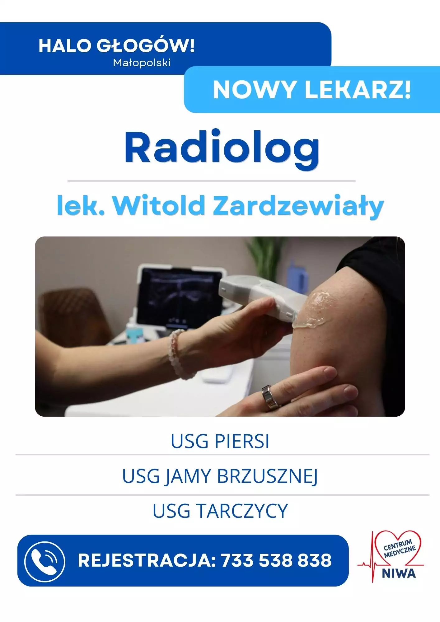 CM Niwa Głogów Młp. nowy lekarz